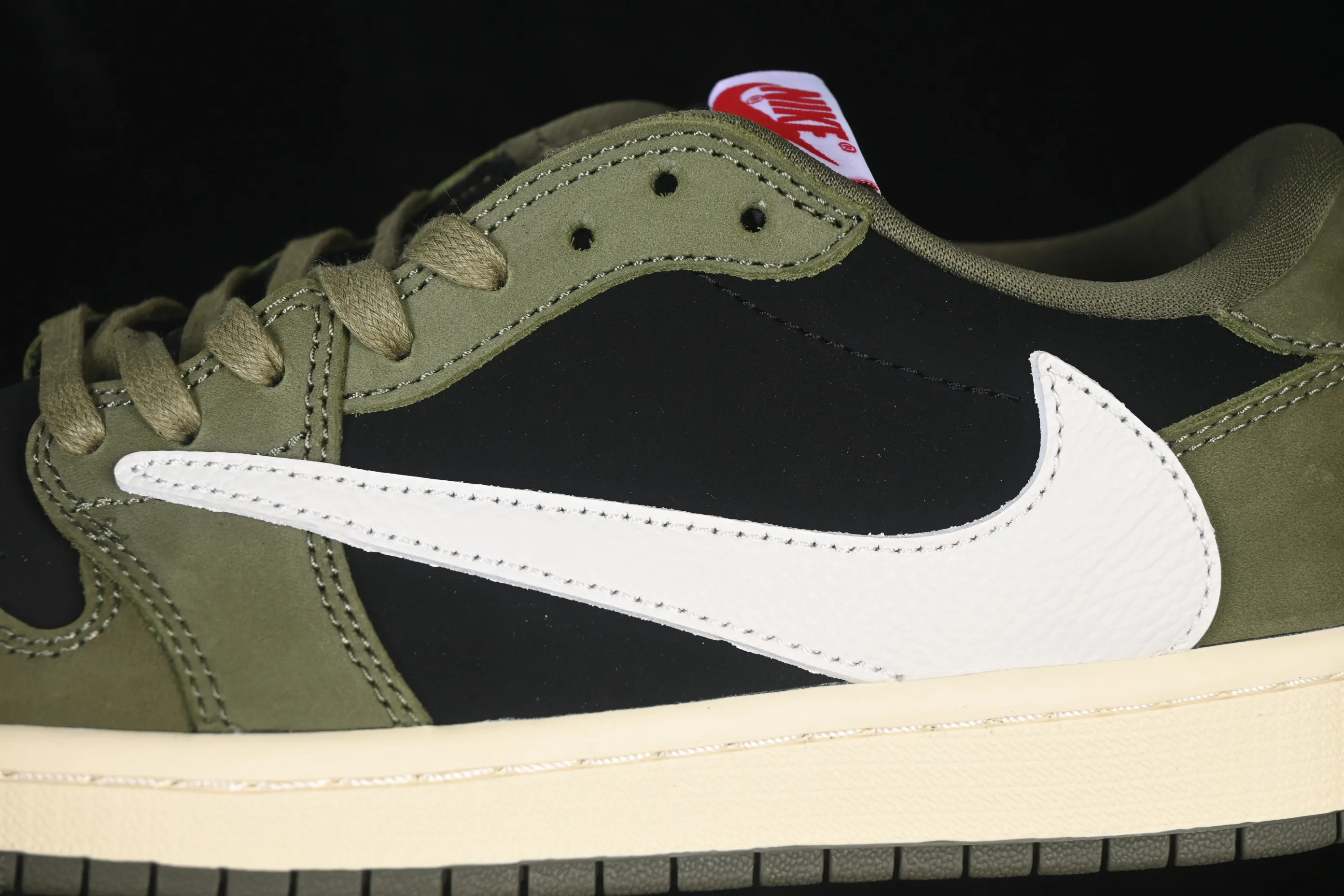 All categories Air Jordan Jordan series basketball shoes Air Jordan 1 Low ZG version Travis Scott x Air Jordan 1 Low OG AJ1 Joe 1 undercut low top full head layer DM7866-002